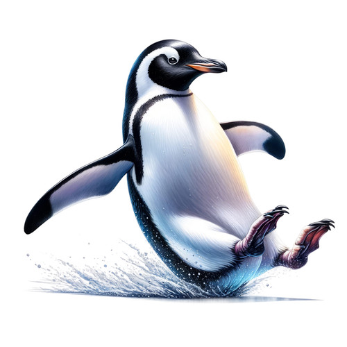 Gentoo penguin vinyl sticker - gentoo,