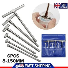 6Pc Telescopic Gauge Set 8-150mm Micrometer Measurement Bore Engineers Guage Kit