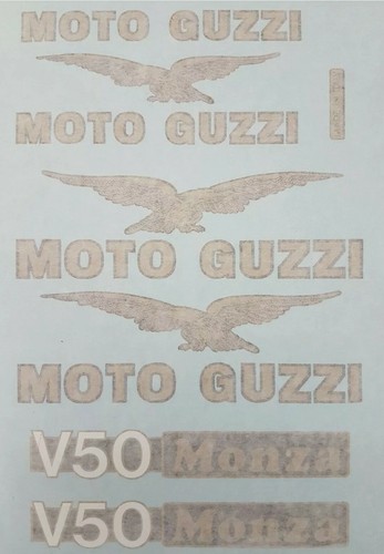 Moto guzzi v50 monza decal - monza,