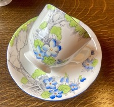 2 Handpainted ART DECO