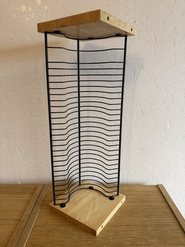 Vintage light wood metal cd - light,