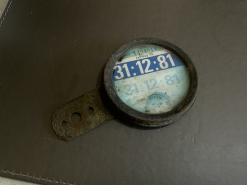 Vintage tax disk holder - vintage,