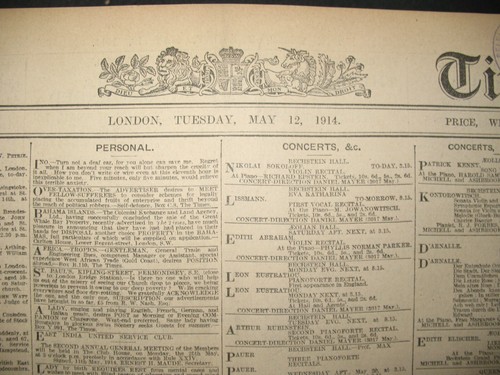 Original the times newspaper - the,