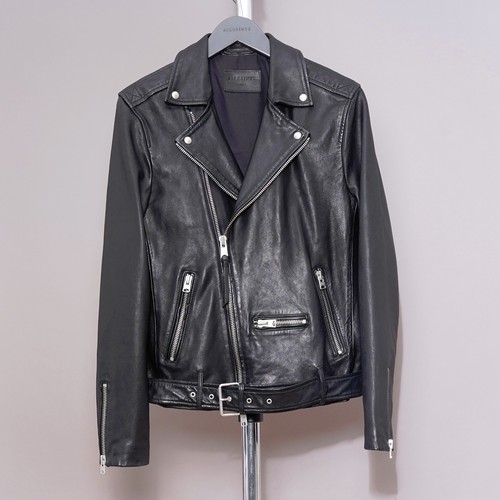 All saints leather jacket - saints,