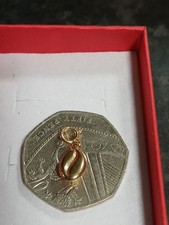 9ct coffee bean  gold pendants