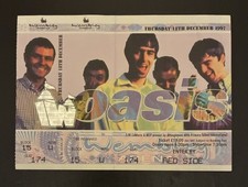 OASIS  - 18/12/97  Wembley arena, London concert ticket UNUSED  Original line up