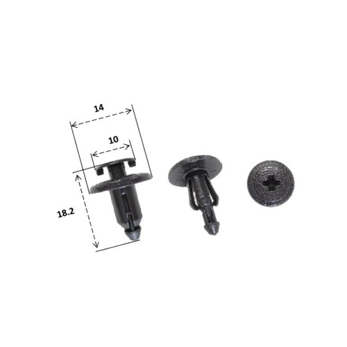 Plastic rivets x - rivets,
