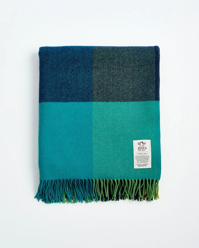 100 pure wool throw avoca - wool,