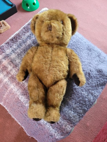 Vintage jointed teddy bear - ,