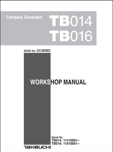 Pdf takeuchi tb014 tb016 - pdf,