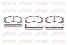 Brake pads Front Axle 0354.02