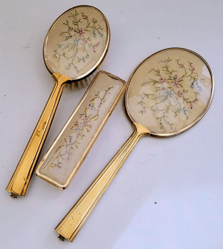 Vintage vanity set mirror - vanity,