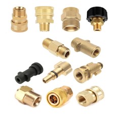 1/4'' High Pressure Washer Lance Foamer Jet Gun Adapter For