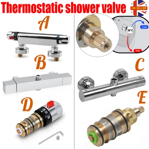 Exposed thermostatic shower - thermostatic,
