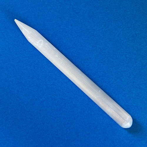 Selenite wand pencil 14cm - , (2)