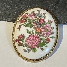 Aynsley Pink Flower Brooch