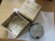 vintage hardy alnwick lightweight perfect trout fly fishing reel 3 + 3/8ths"