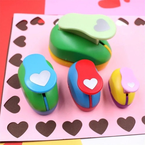 Heart shaped embossing punches - heart-shaped,