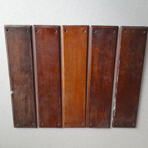 Set vintage oak finger - ,