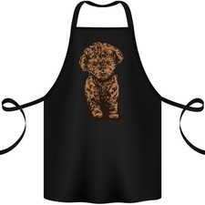 Dogs Cute Labradoodle Puppy Cotton Apron 100% Organic