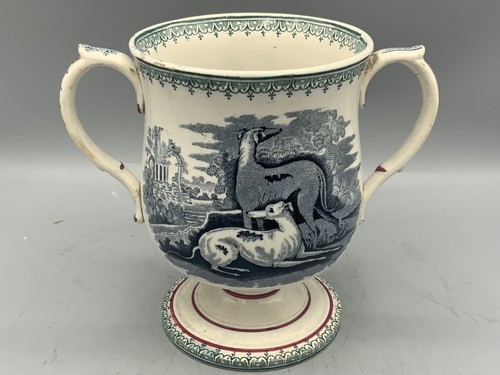 Antique pottery pearlware - pottery,