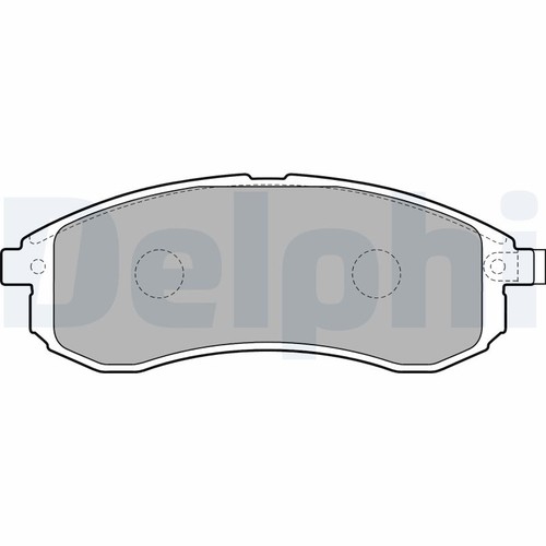 Lp1808 delphi brake pad - pad, set