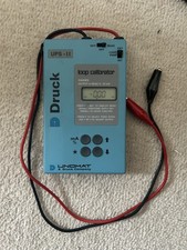 DRUCK UPS 3 Loop Calibrator, With Cables, Case And Calibrated within 12 months. 