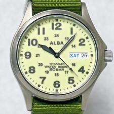 SEIKO ALBA Military Field