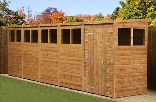 Empire pent garden shed wooden - pent,