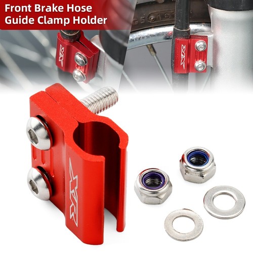 Front brake hose - xr, clamp