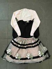 ***MONNALISA ROSES TULLE DRESS