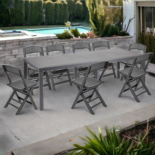 Long anthracite garden dining - long,