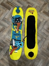 Burton Kids Riglet Snowboard, Hover Glide Cover And Bindings  90cm Age 2-5