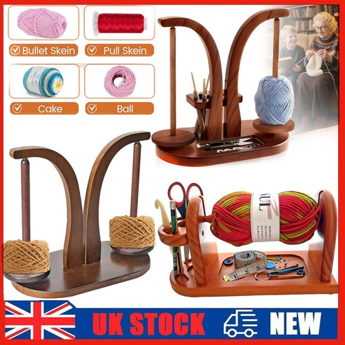 Wooden yarn holder handmade - holder,