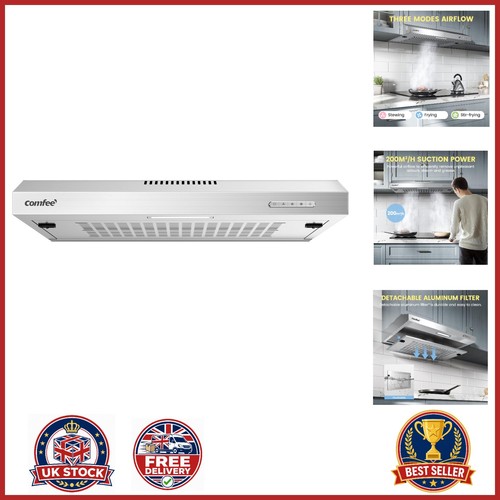 Wall mounted kitchen extractor - mounted,