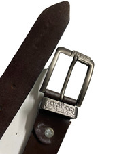 Vintage men's Levi's genuine brown leather belt |L41| SKU 4491