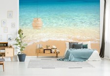 3D Beach Sea R2142 Wallpaper