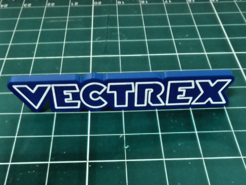 Vectrex printed 3d shelf - uv,