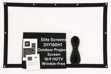 Elite Screens DIY160H1 160" Outdoor Projector Screen 16:9 HDTV Wrinkle-Free