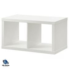 IKEA KALLAX Shelving Unit Versatile Cube Storage Shelf White Organizer 77x41cm