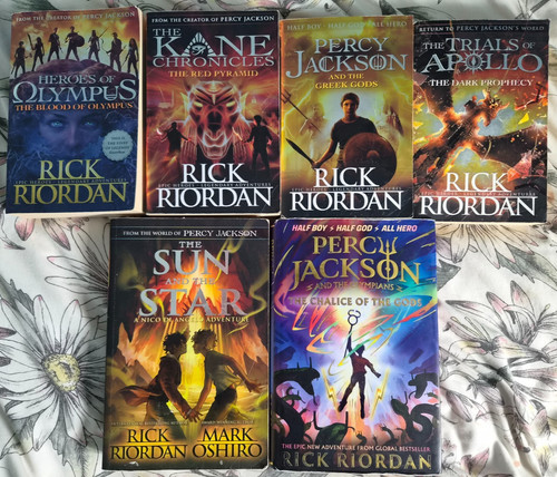 Rick riordan book bundle - riordan, 6