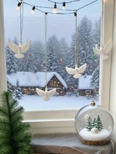 1/2PC Friendship Turtle Doves Christmas Ornament Gifts Xmas Tree Home Decoration