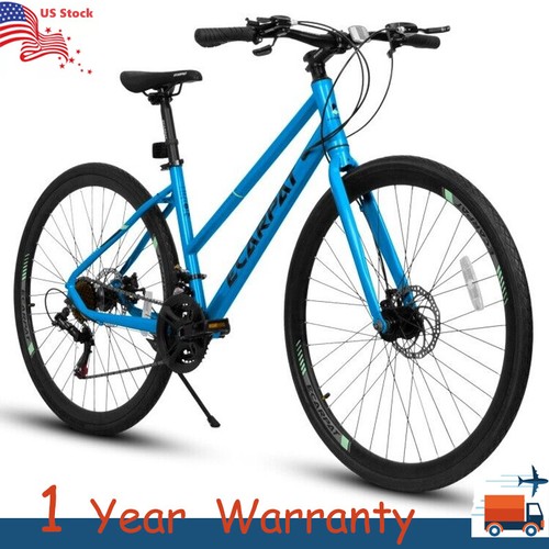 Speed hybrid bike 700c city - 21-speed,