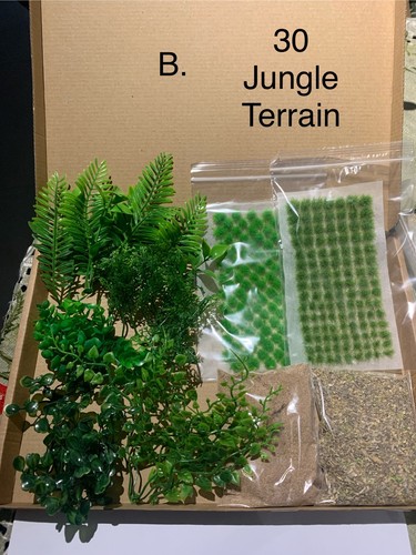 Miniature jungle terrain kit - terrain,