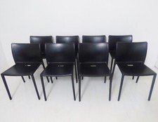 STUNNING SET 8 BLACK ITALIAN