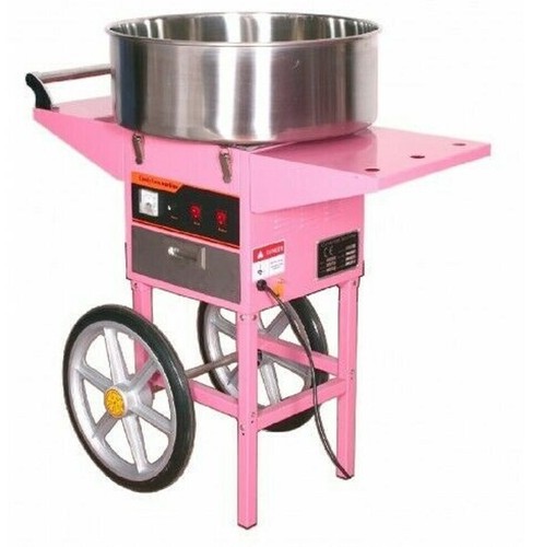 Candy floss making machine - making,