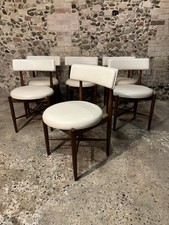 Vintage Set of 6 G Plan Teak Fresco Dining Chair by Victor Wilkins - Mid Century