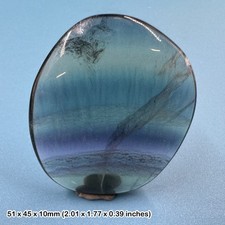 Rainbow Fluorite Worry Stone