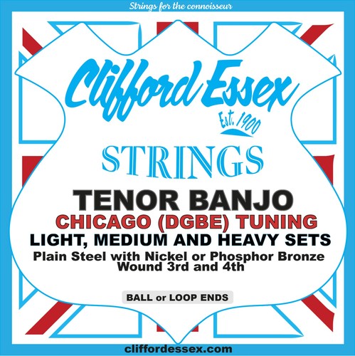 Tenor banjo strings tuned - tenor,
