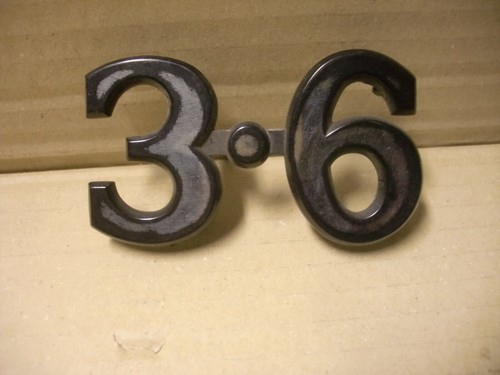 Jaguar xjs boot badge - jaguar,